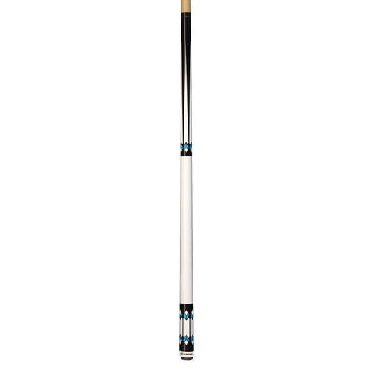 Players White with Blue Recon Cue with Black Linen Wrap - photo 2