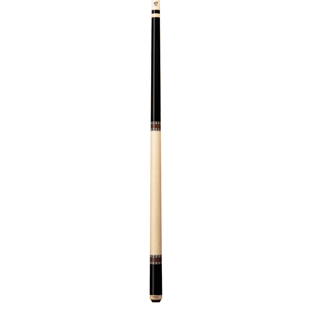 Pure X Black & Natural Cue with Cocobolo Ring Graphic Wrapless