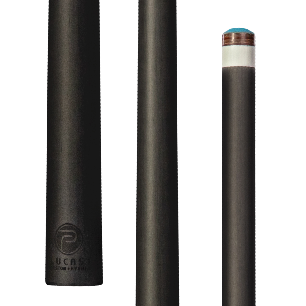 Pure X Matte Black Cue with MZ Grip 2 Shaft Bundle