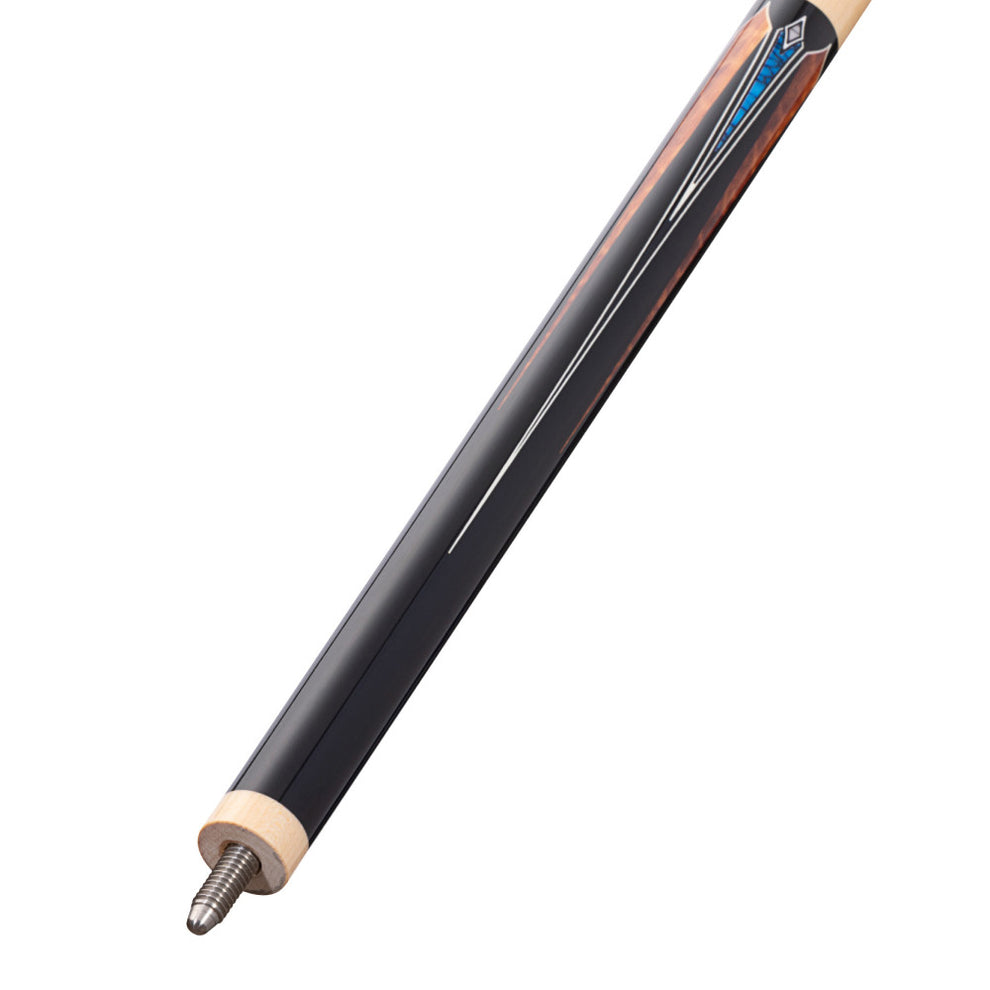 Pure X Midnight Black Apitong & Blue/White Recon Wrapless Cue ...