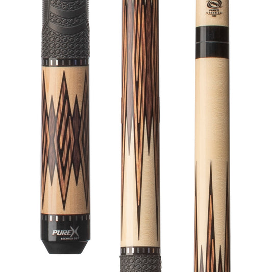 Pure X Natural Maple & Bocote Cue with MZ Grip - photo 1