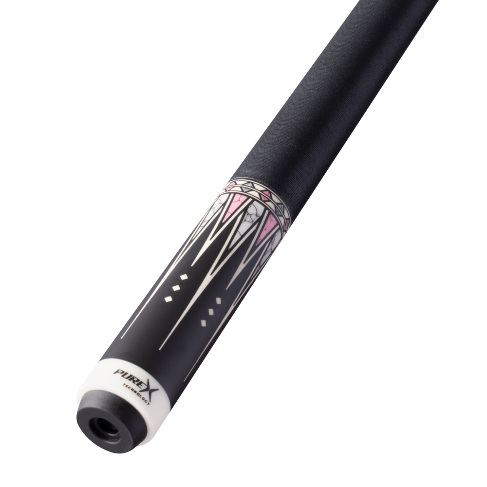 Pure X Pro Pink Recon Cue Butt | Black Linen Wrap | 29 Inch, 15 Oz