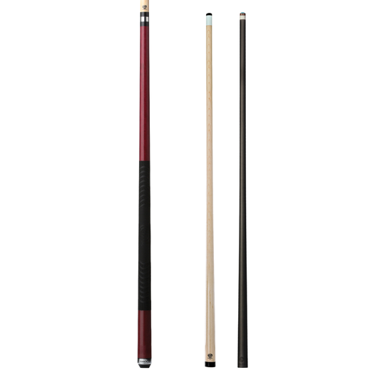 Pure X Purple Heart Matte Finish Cue with MZ Grip 2 Shaft Bundle