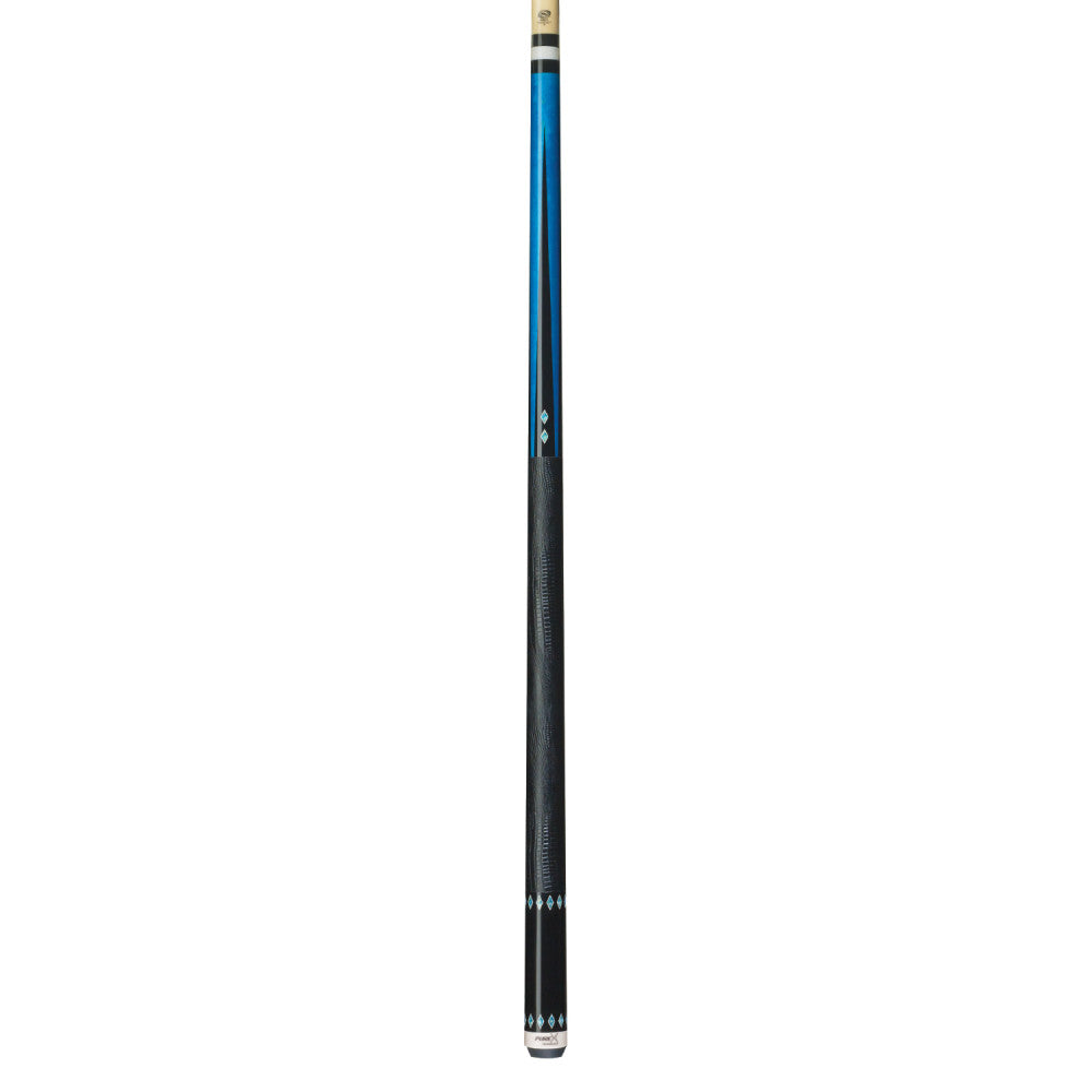 Pure X Teal Birdseye Maple Cue with Embossed Leather Wrap - photo 2