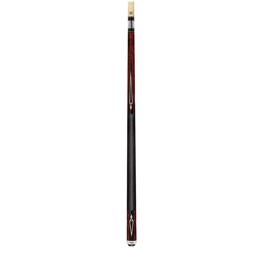 Pure X Walnut Stain Birdseye & Black/White Diamond Cue with Black Linen Wrap - photo 2