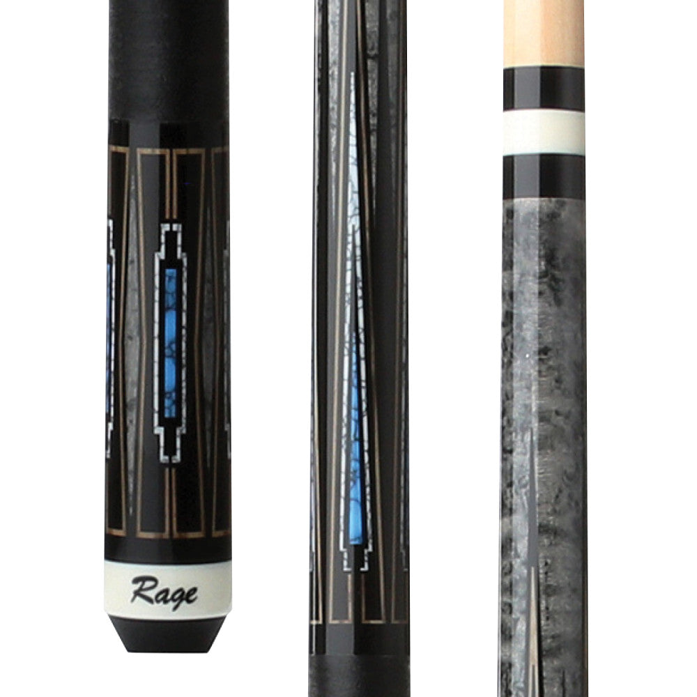 Rage Blue Deco Cue with Black Nylon Wrap - photo 1