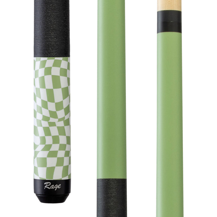 Players Green Watercolor Cue with Black Linen Wrap main image 0