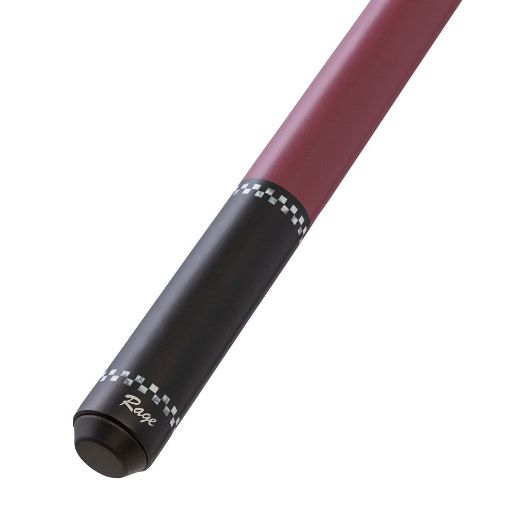 Rage Plum Red Checkers Wrapless Cue - photo 3