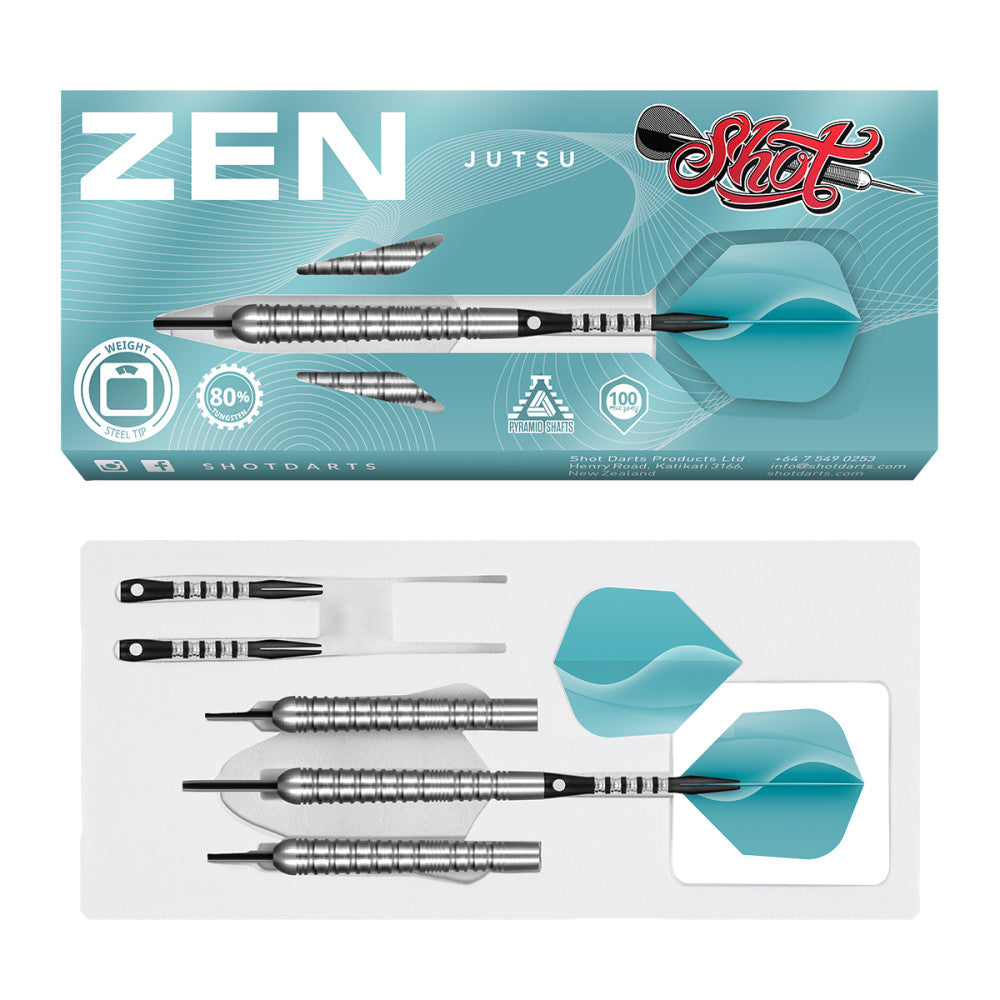 Shot Zen Jutsu Steel Tip Dart Set - photo 1