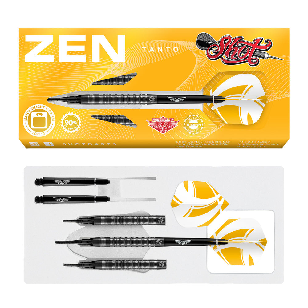 Shot Zen Tanto Soft Tip Dart Set - photo 1