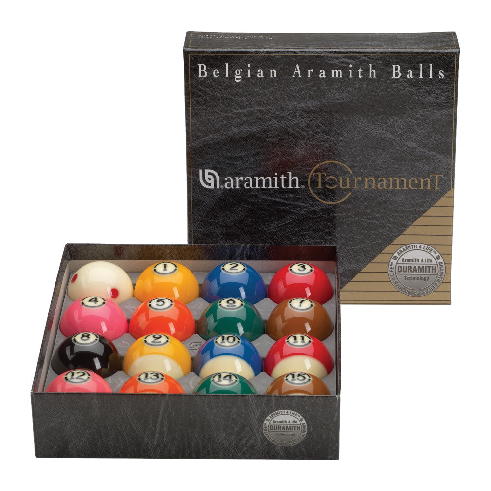 Super Aramith Tournament TV Ball Set – Cue & Case