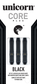 Unicorn Core Plus Black Brass Style 2 Steel Tip Dart Set