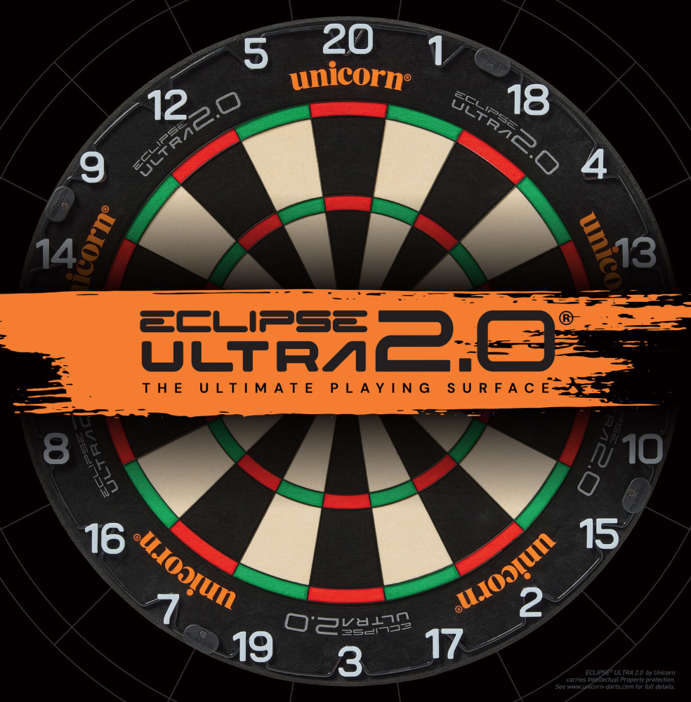 Unicorn Eclipse Ultra 2.0 Steel Tip Dartboard