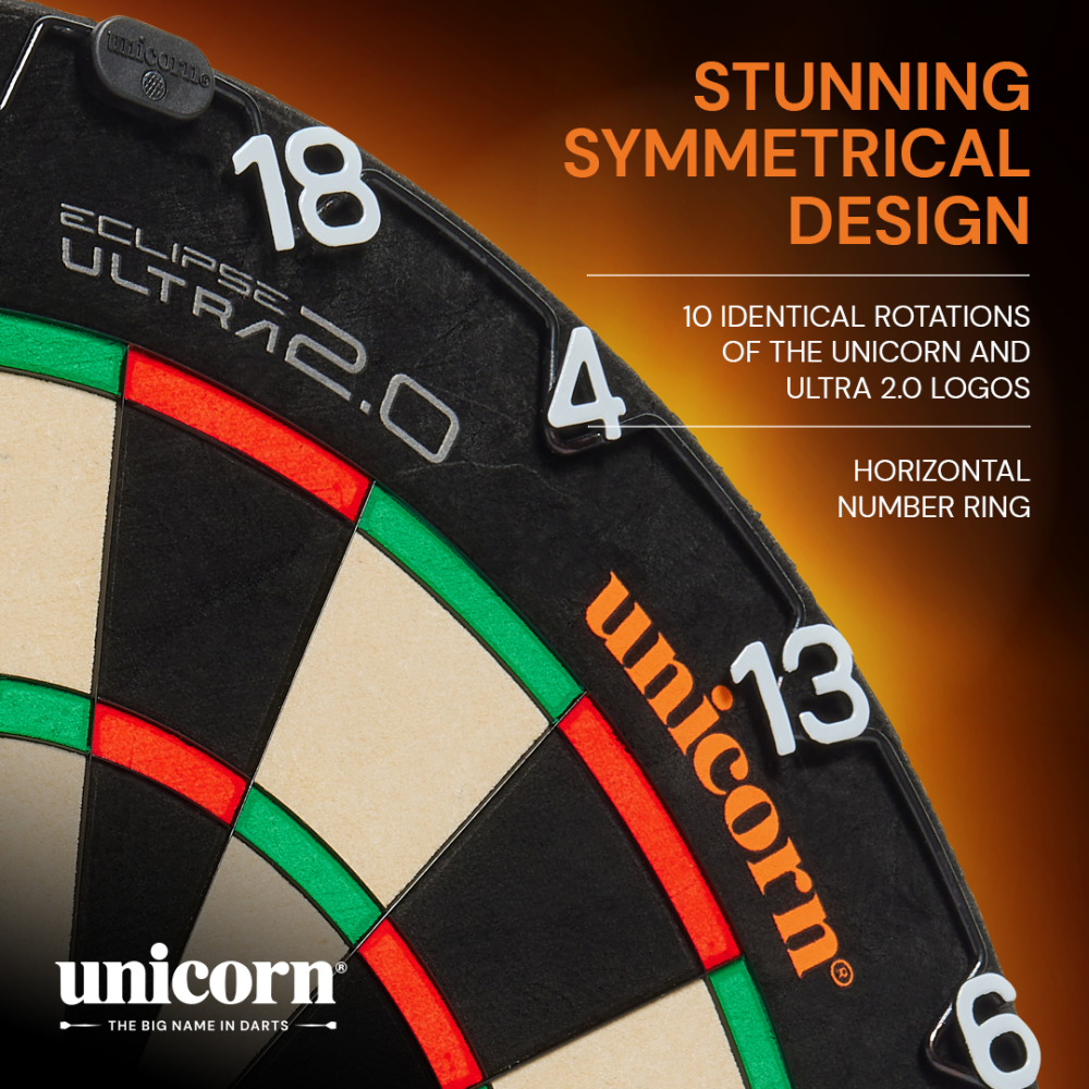Unicorn Eclipse Ultra 2.0 Steel Tip Dartboard